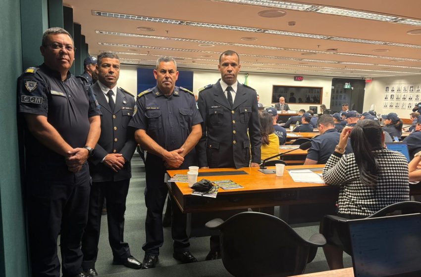  Guardas Municipais do CIOESTE fortalecem mobilização em Brasília pelas PECs 18 e 57