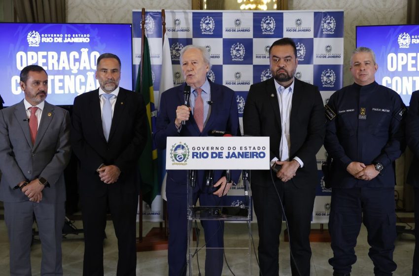  Lewandowski e castro anunciam força-tarefa contra o crime no rio