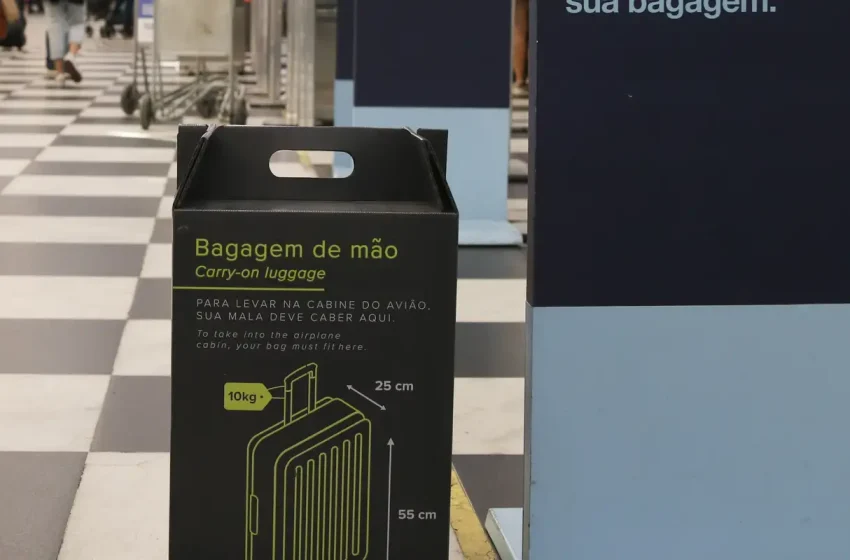  Senado aprova gratuidade para bagagem de mão em voos nacionais e internacionais