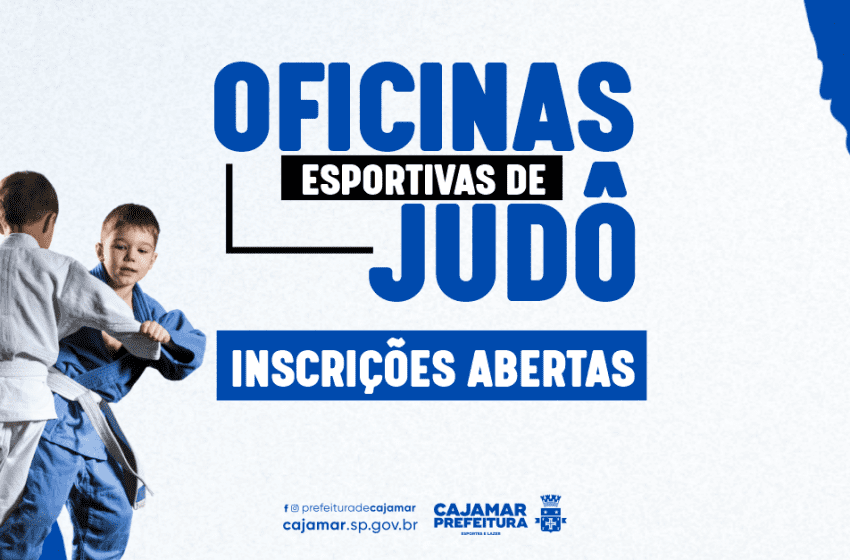  Cajamar oferece oficinas esportivas de Judô com vagas limitadas. Confira aqui!