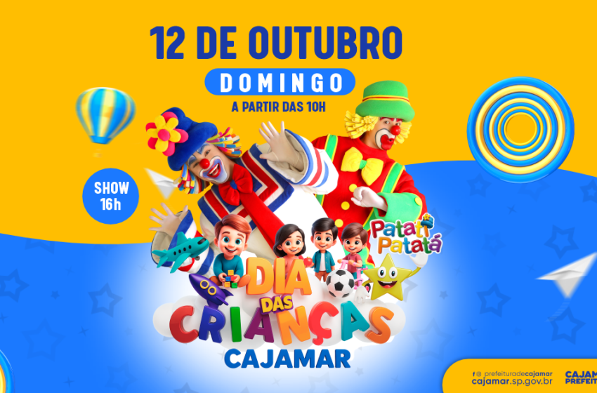  Grande Festa do Dia das Crianças acontece neste domingo no Boiódromo de Cajamar