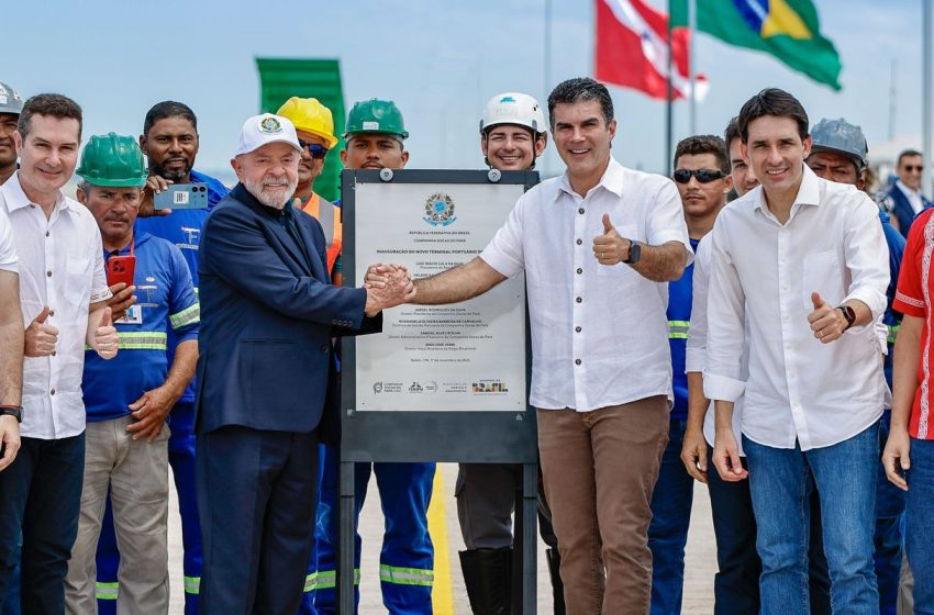  Lula entrega ampliação do aeroporto de belém e modernização do porto de outeiro
