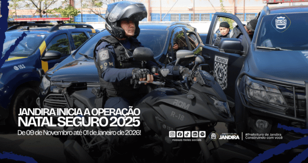  Jandira intensifica ações de segurança com a Operação Natal Seguro 2025
