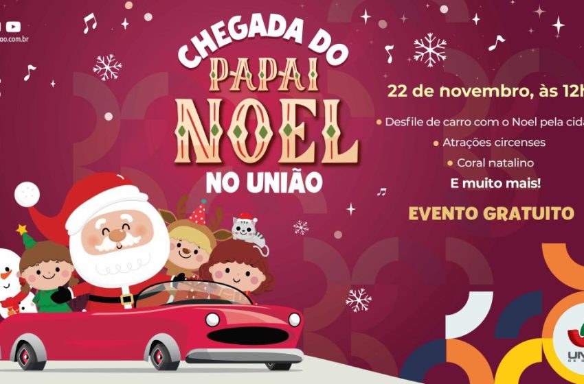  Papai Noel chegará hoje (22), ao Shopping União de Osasco