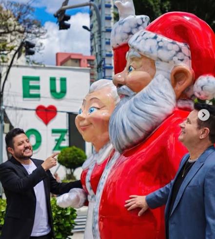  Bruno e Marrone cantam na inauguração do Natal Mágico de Osasco
