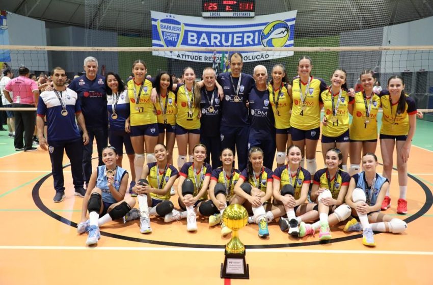  Base de Vôlei de Barueri encerra o ano com títulos, invencibilidade e renovação