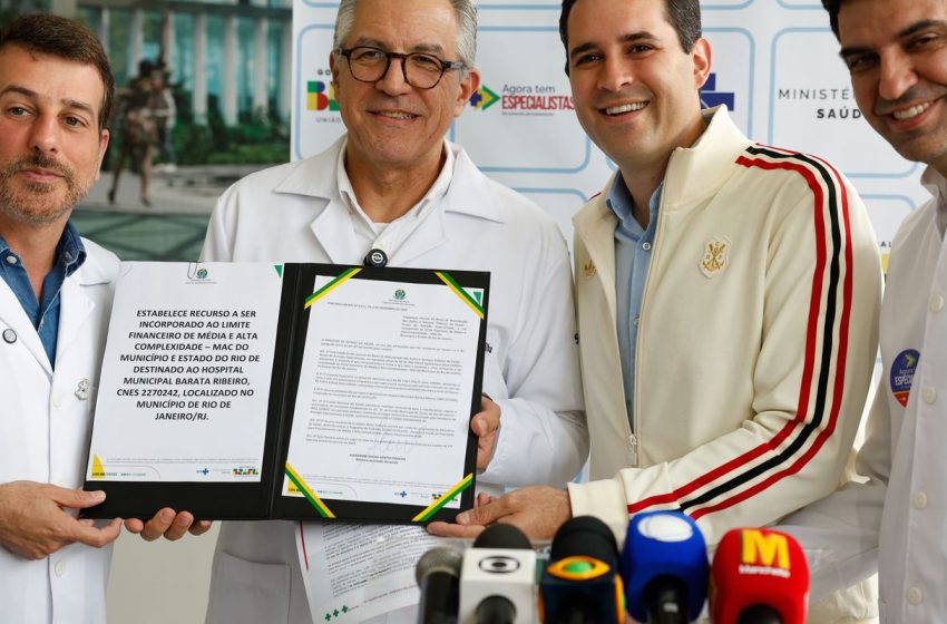  Governo e prefeitura inauguram novas instalações em hospitais federais do rio