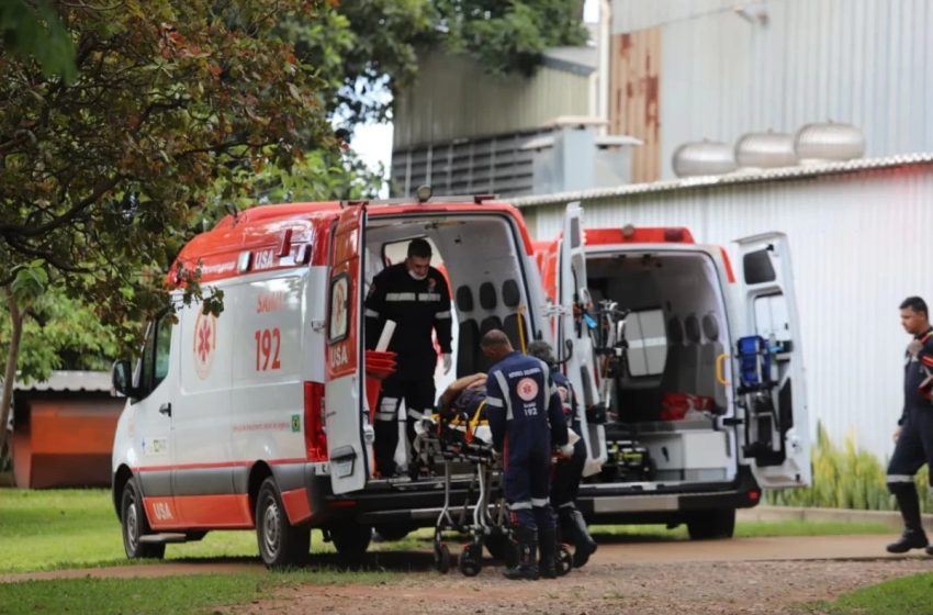  Acidente com empilhadeira deixa homem de 58 anos gravemente ferido em Araraquara