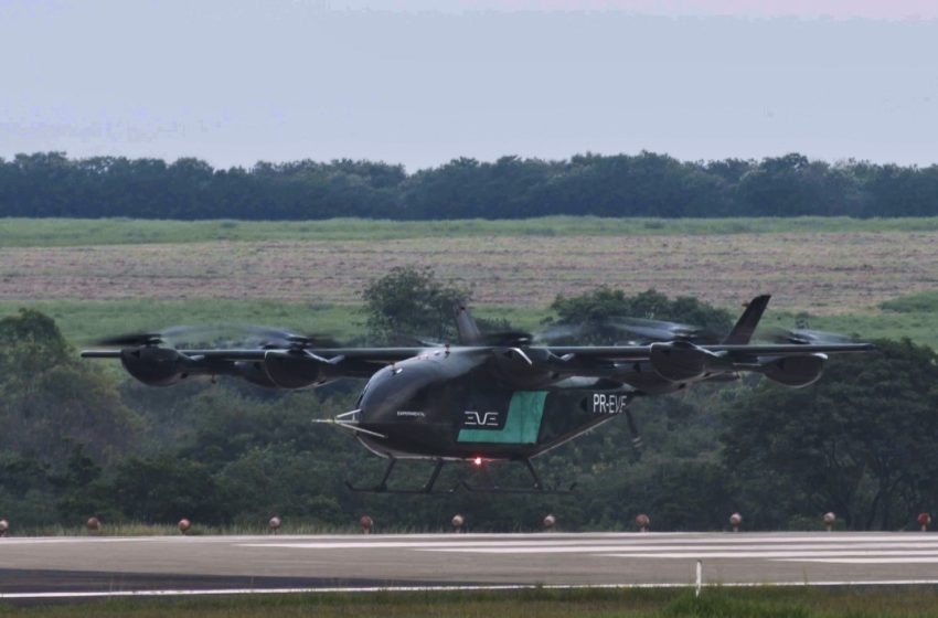  Primeiro voo do carro voador da Embraer avança mobilidade urbana