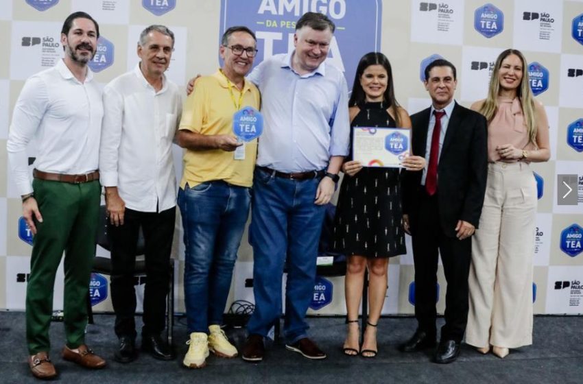  Santana de Parnaíba recebe selo “Amigo da Pessoa com TEA” do Governo do Estado de SP