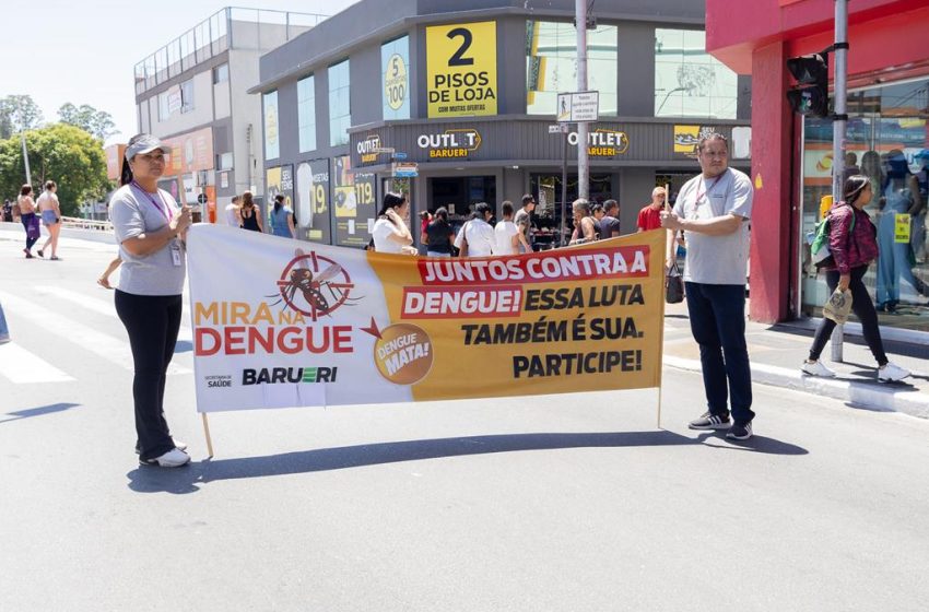  Barueri prepara ações de prevenção e alerta população sobre a Dengue