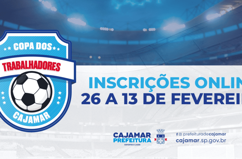  Cajamar abre inscrições para a Copa dos Trabalhadores 2026