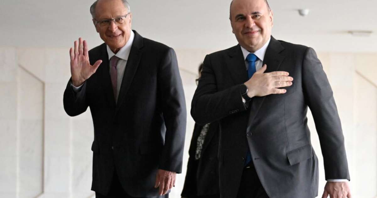 Alckmin recebeu o premiê russo Mishustin Foto: ANSA / Ansa – Brasil