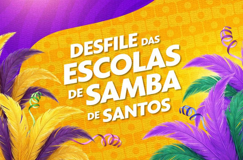 Estandarte Santista 2026 premia os destaques do carnaval de Santos