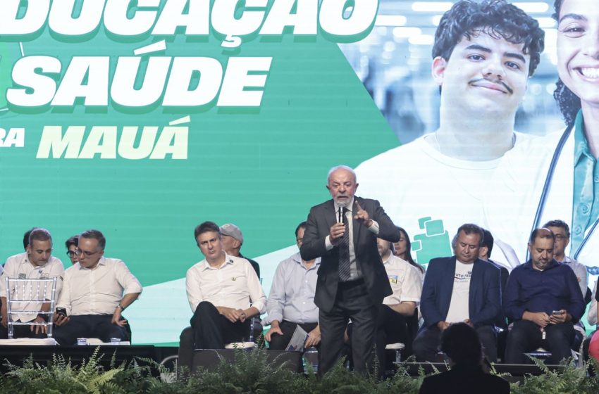 Lula anuncia investimentos Em Mauá e destaca ineditismo Em investigação bancária