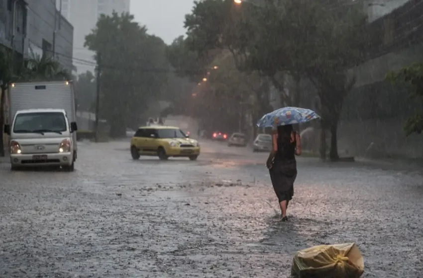  Inmet emite alerta de grande perigo por chuvas em quatro estados