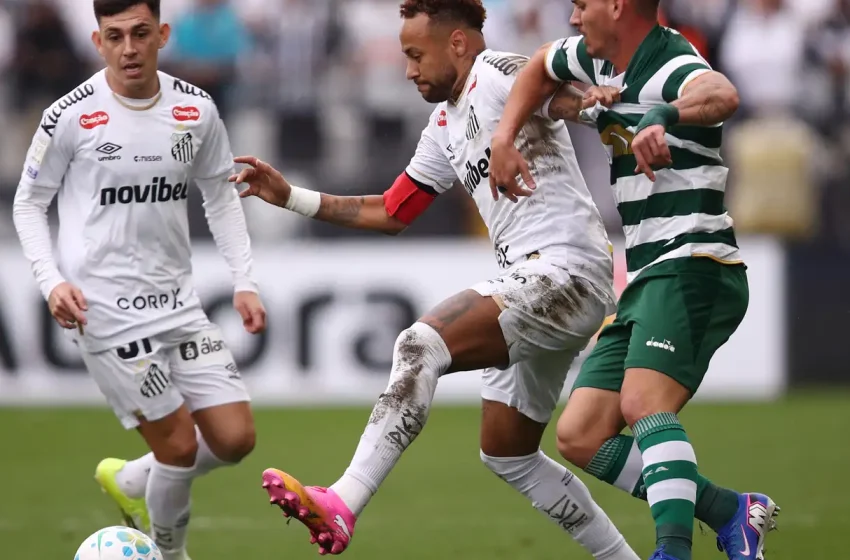  Coritiba ofusca Neymar e vence Santos em jogo decisivo do Brasileirão